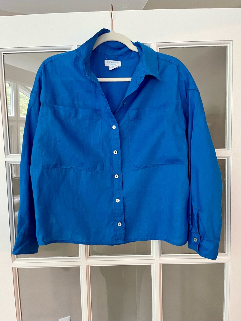 Cynthia Rowley linen blouse